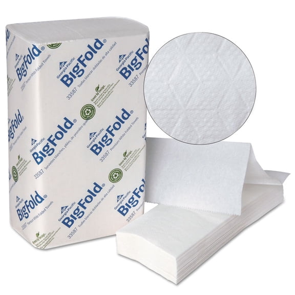 Georgia-pacific Bigfold C-fold Replacement Paper Towels - 1 Ply - 10 / Carton - 10.20" X 10.80" - White - Paper (33587)