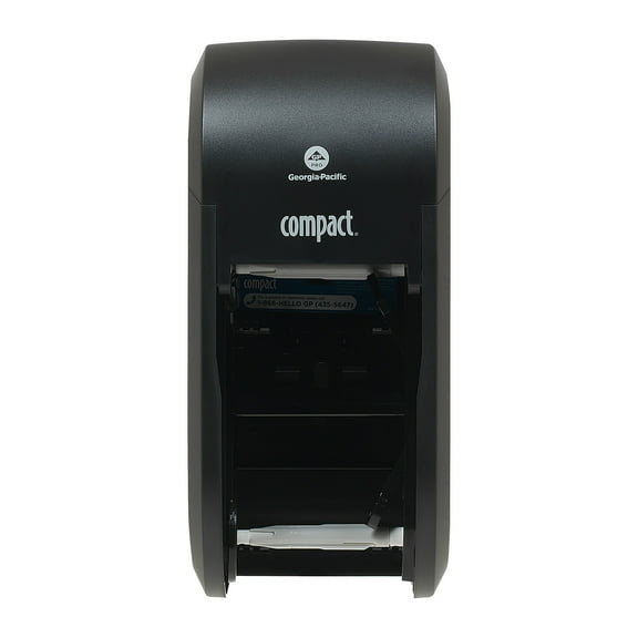 Georgia Pacific Professional Compact Vertical Double Roll Coreless Tissue Dispenser 14.063 x 8.188