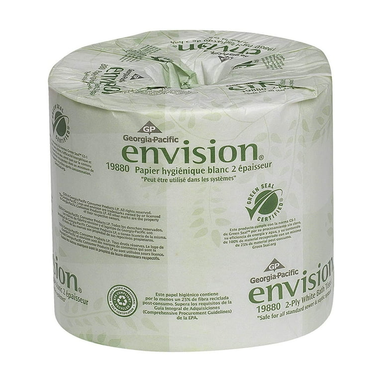 Georgia Pacific Envision 2-Ply Embossed Toilet Paper, 19880/01