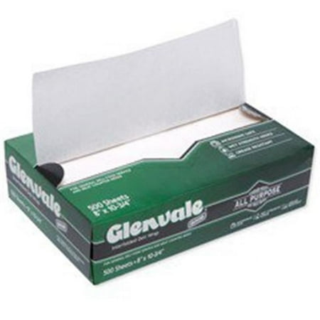 Georgia-Pacific G8 8 x 10.75 in. Junior Deli Paper Waxed Glenvale - Case of 6000