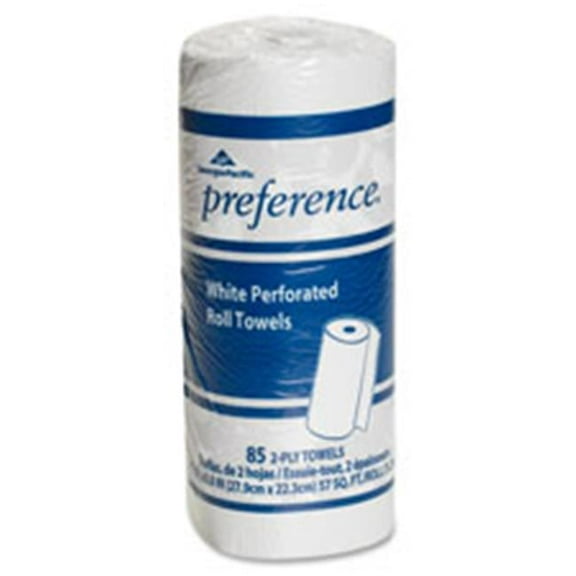 Georgia-Pacific GPC 273-85 Preference Perforated Paper Roll Towel 2-Ply White 30-85