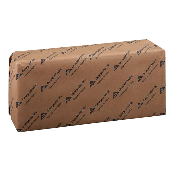Georgia Pacific Professional Napkins, Multilayer, 13 x 12, For Large Dispensers, White, 6000/Carton