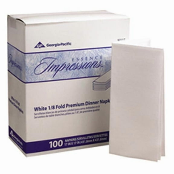 Georgia-Pacific GPC 921-17 Essence Impressions Linen Replacement Dinner Napkin