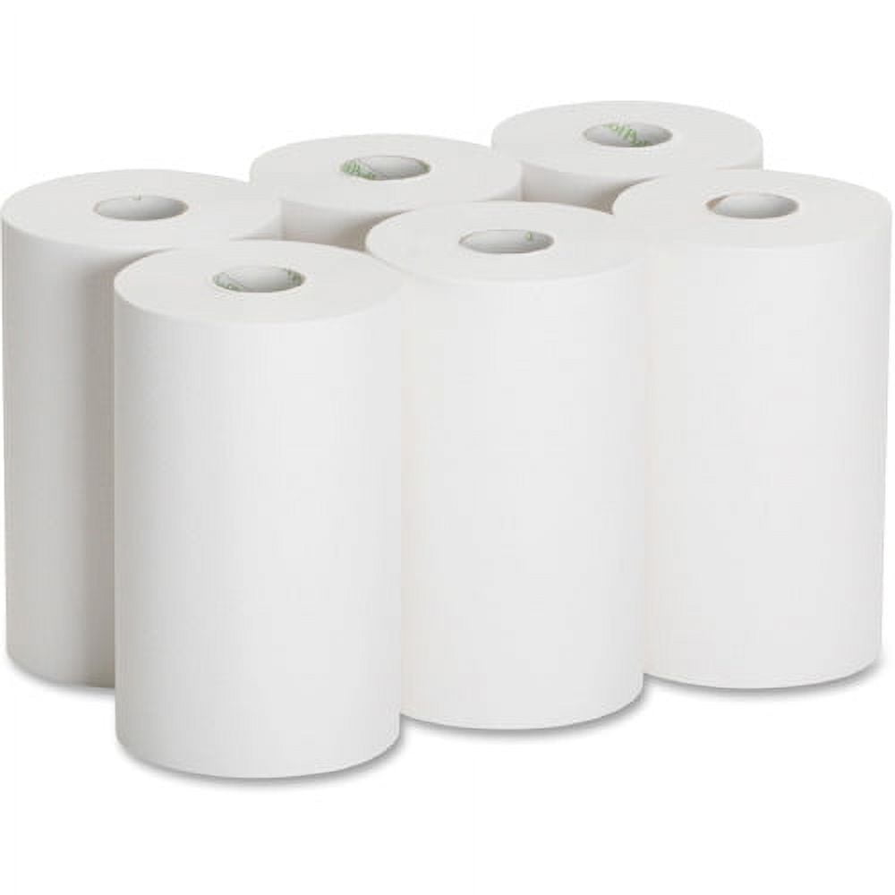 SofPull 9 Paper Towel Roll by GP Pro 1 Ply - 9" x 400 ft - White - Soft, Absorbent - 6 / Carton