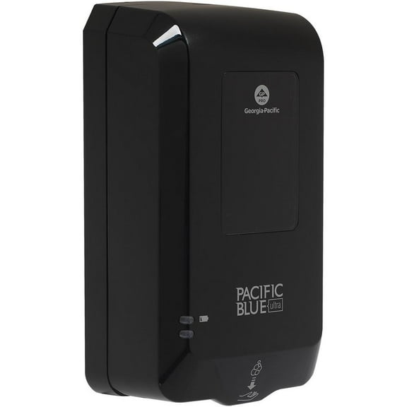 Georgia Pacific Pacific Blue Ultra Automated Touchless Soap & Sanitizer Dispenser - Automatic - Touch-free, Durable, Hygienic, Site Window - Black - 1 / Carton