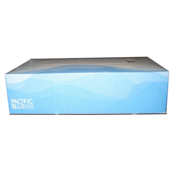 Georgia Pacific Preference Facial Tissue, Flat Box, 2-Ply, 48100, 30 Boxes per Case, 100 Tissue Sheets per Box
