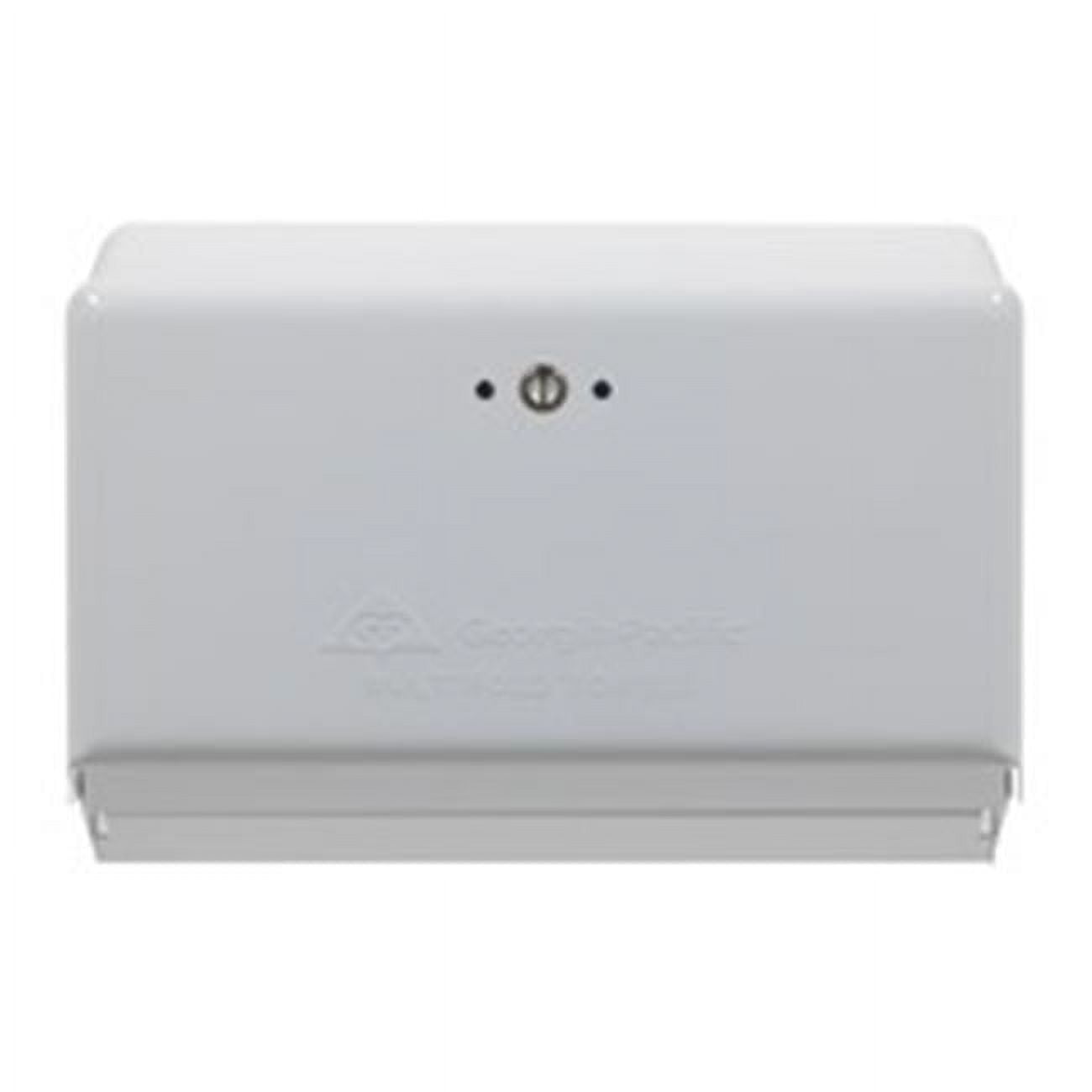 Georgia Pacific Professional 54701 Multi Fold Space Saver Metal Towel Dispenser, White