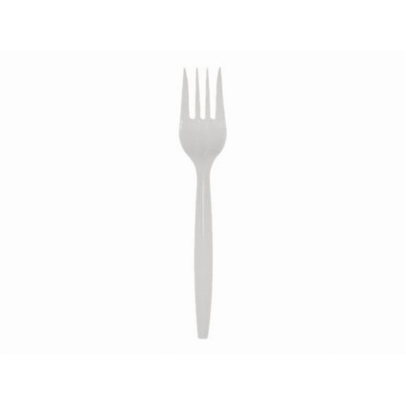 Georgia Pacific Professional Dixie SmartStock Plastic Cutlery Refill, 5.8in, Fork, White, 40/Pack, 24 Packs/Case -DXESSF21P