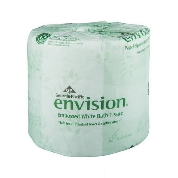 Georgia Pacific Professional Embossed Bathroom Tissue, 1-Ply - Includes 80 rolls.