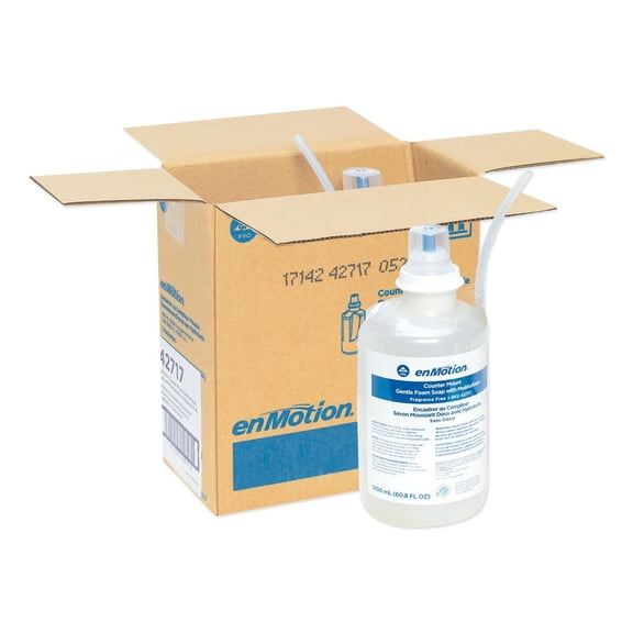 Georgia Pacific Professional 42717 1800 mL GP enMotion Counter Mount Foam Soap Refill - Fragrance-Free (2/Carton)