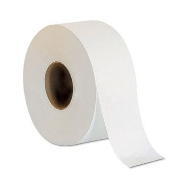 Jumbo Jr. Bathroom Tissue Roll, Septic Safe, 2-Ply, White, 3.5 Jumbo Jr. Bathroom Tissue Roll, Septic Safe, 2-Ply, White, 3.5