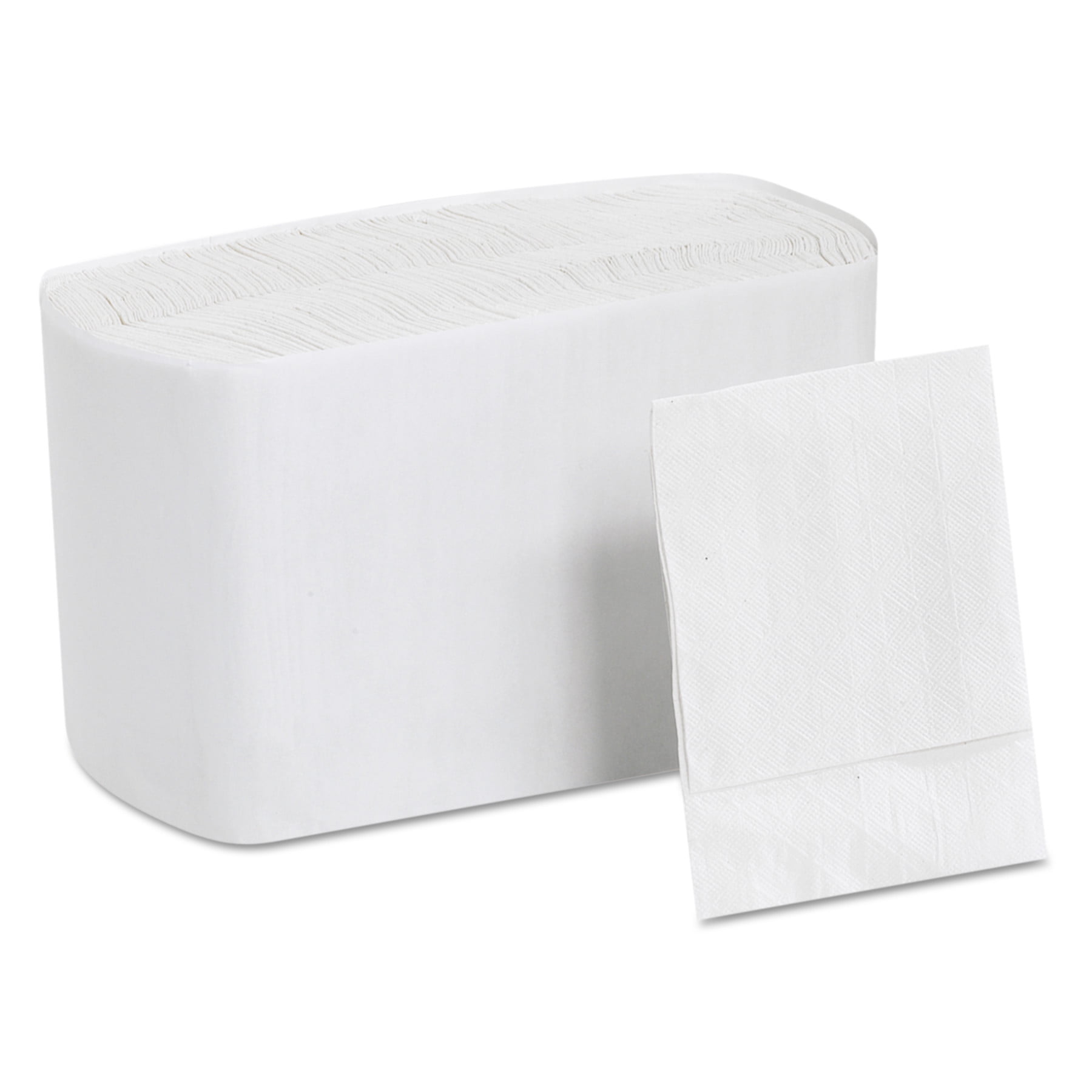 Pacific Professional White Low Fold Dispenser Napkins, 8000