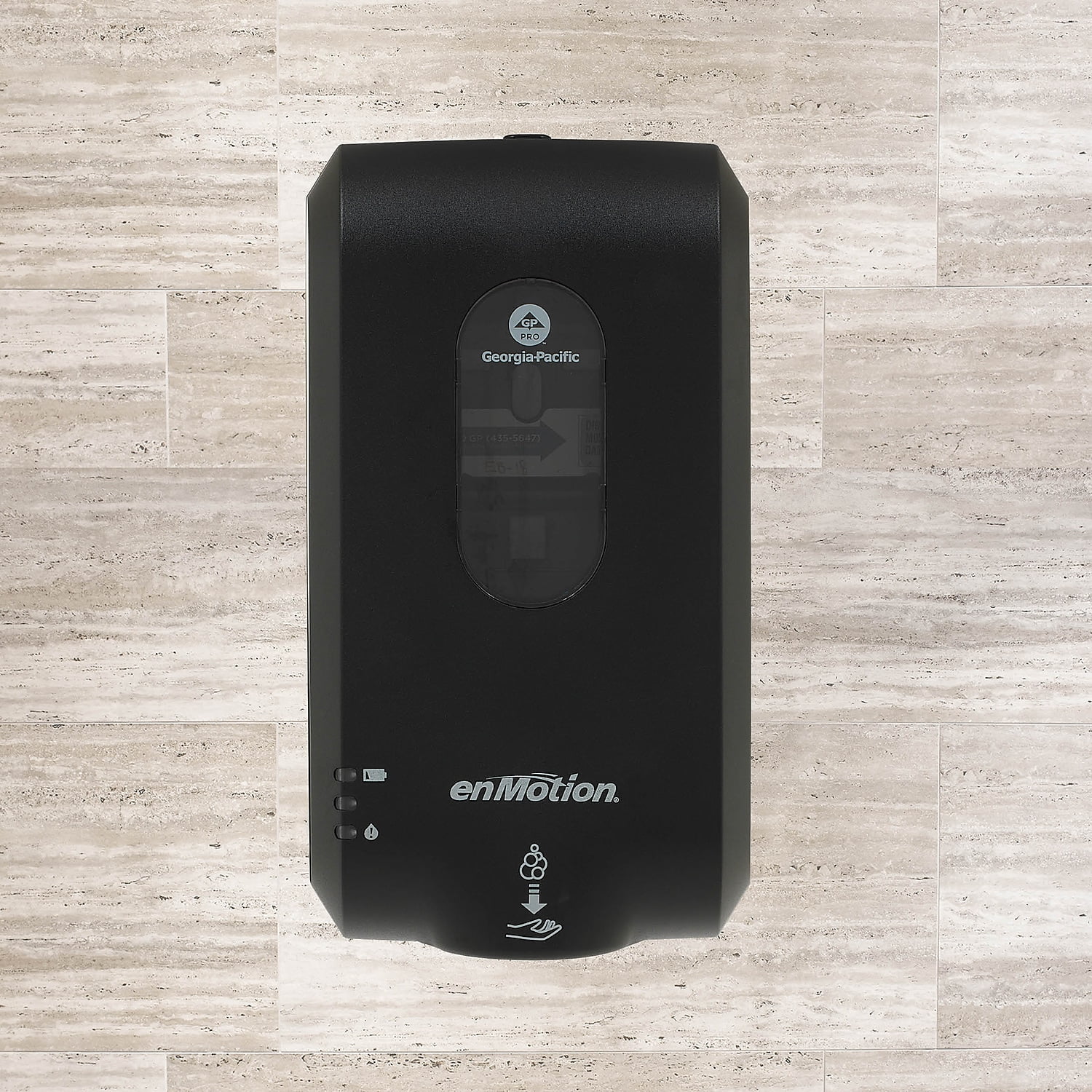 Georgia-Pacific Soap/Sanitizer Dispenser,Foam,Black  52057