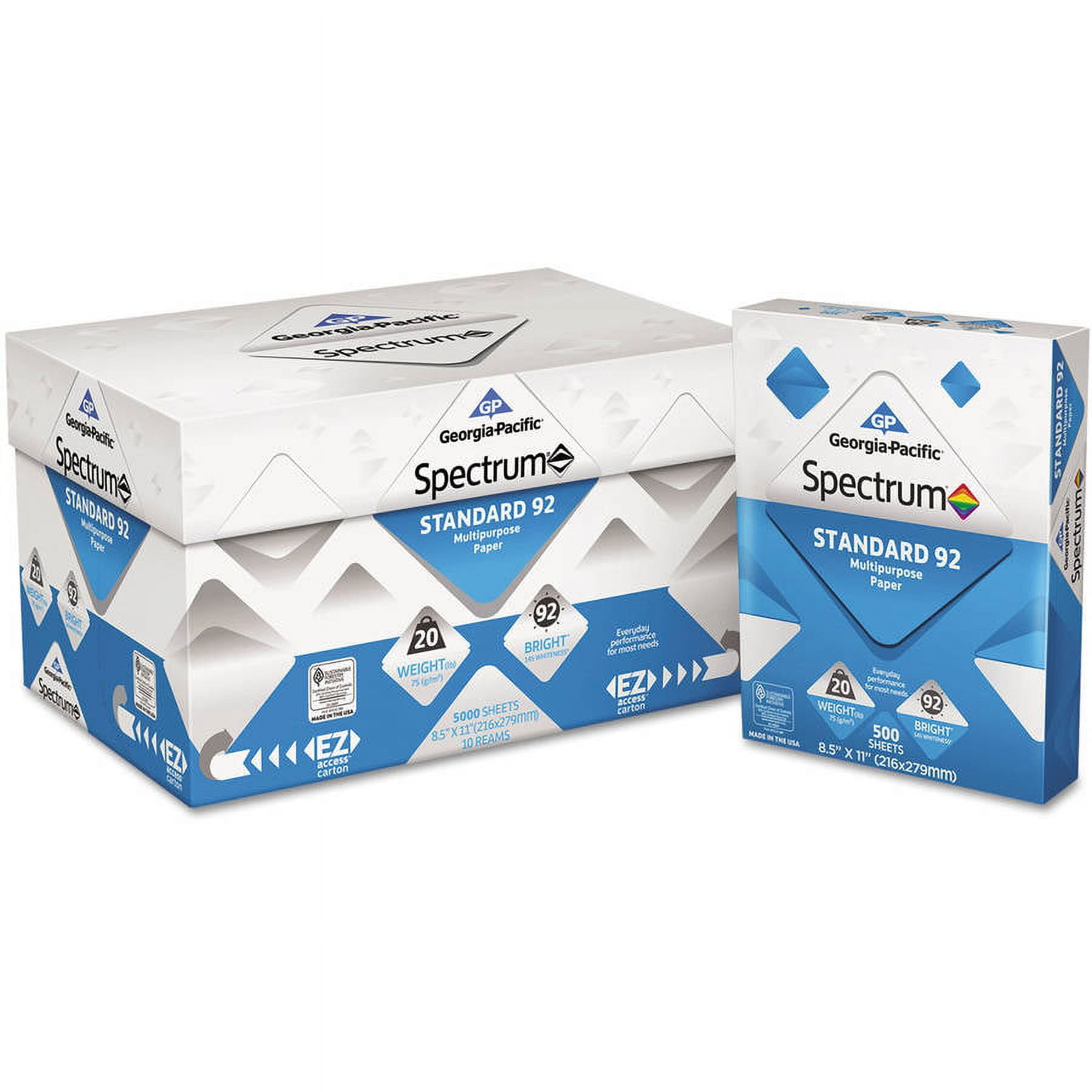 Georgia Pacific Spectrum Standard 92 Multipurpose Paper, 8.5" x 11