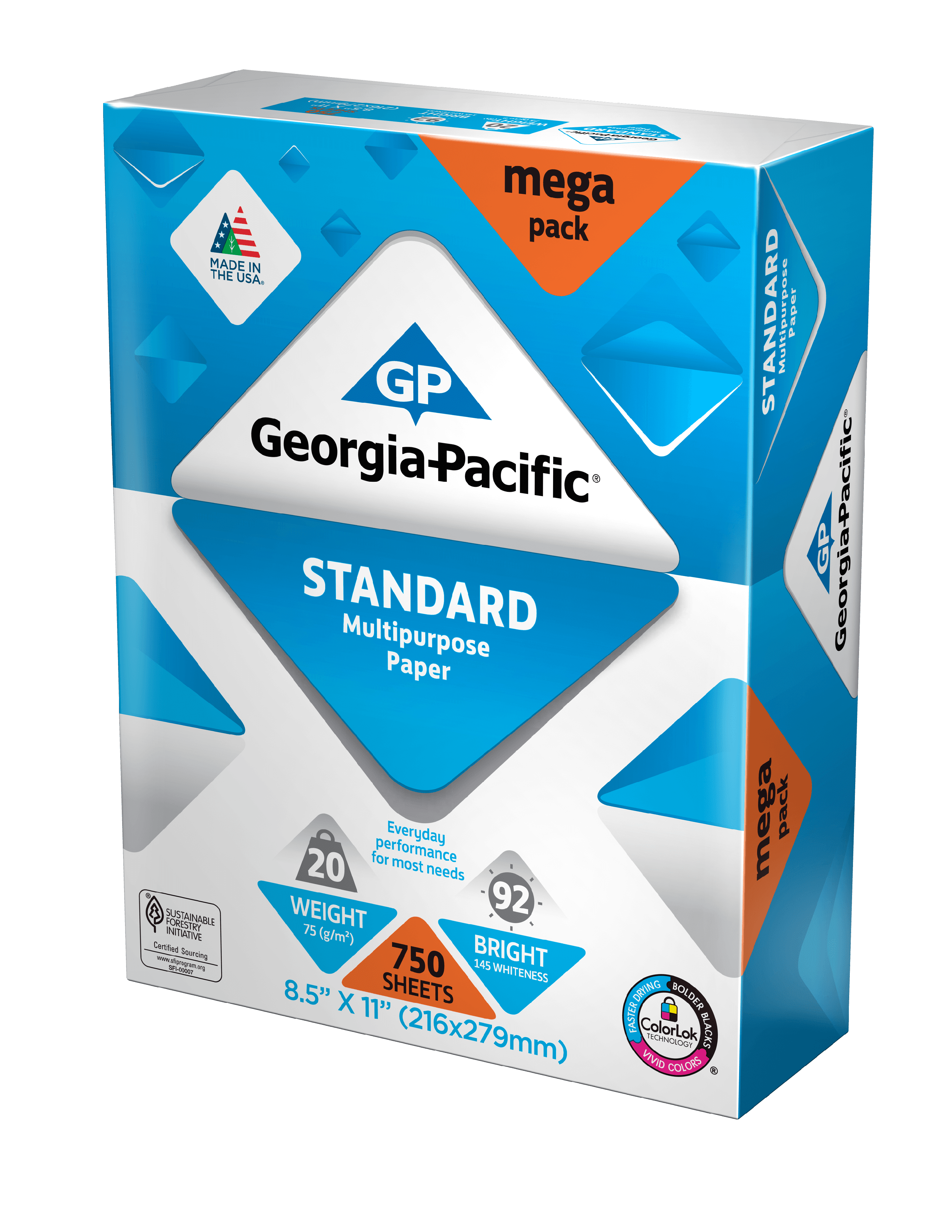 papapa8　ティリーフ120枚 Georgia-Pacific Standard Paper 8.5