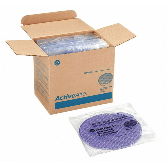 Georgia-Pacific Urinal Screen,Round,Purple,3.68 oz,PK12 48262