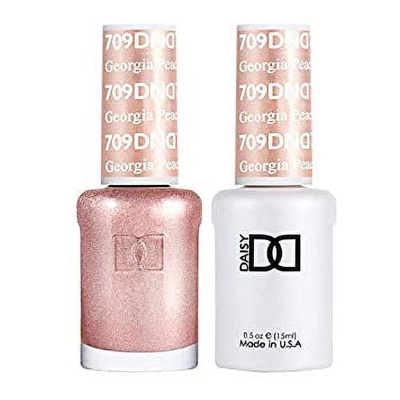 Georgia Peach #709 & Matching Polish Set - DND Gel & Lacquer