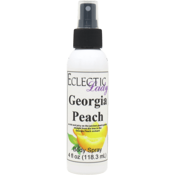 Georgia Peach Body Spray, Eclectic Lady, Hydrating Mist, Unisex, 16 oz