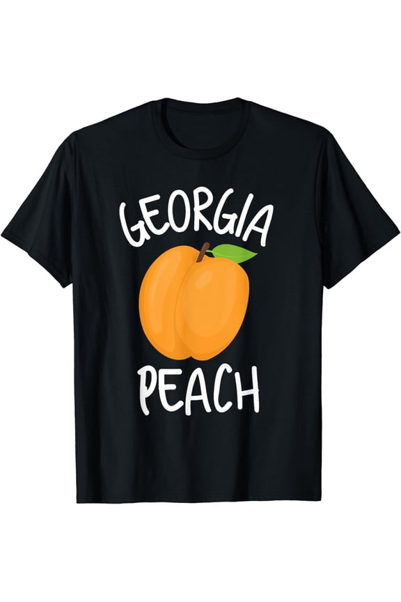 Georgia Peach Funny Georgia State Pride Peachy T-Shirt
