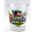 thumbnail image 1 of Georgia Peach State Elements Shot Glass, 1 of 3