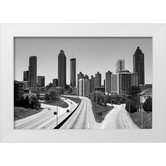 Georgia Picture Archive 14x11 White Modern Wood Framed Museum Art Print Titled - Atlanta-Georgia