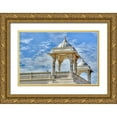 thumbnail image 1 of Georgia Picture Archive 24x17 Gold Ornate Wood Framed with Double Matting Museum Art Print Titled - White Hindu Temple-Atlanta-Georgia I, 1 of 4