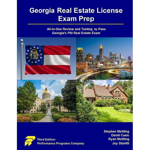 Georgia Real Estate License Exam Prep: All-in-One Review and Testing to Pass Georgia's PSI Real Estate Exam, (Paperback)
