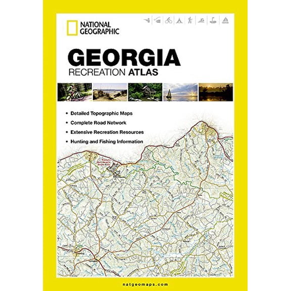 Pre-Owned National Geographic Recreation Atlas Georgia Recreation Atlas, (Paperback)