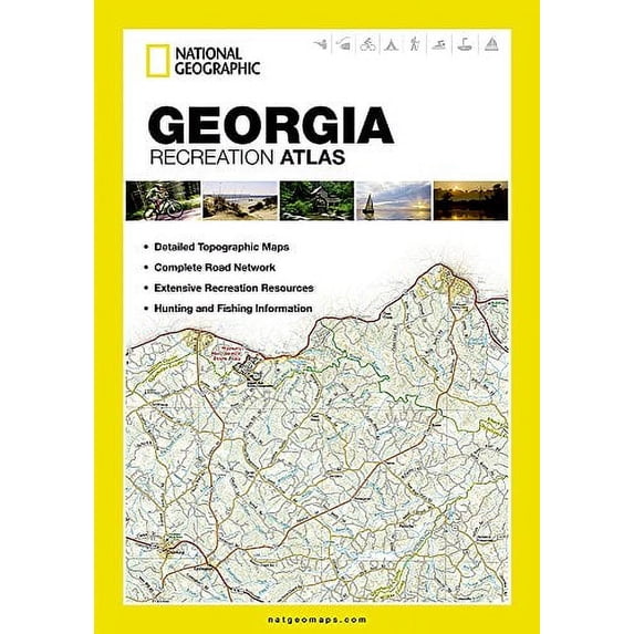 Pre-Owned Georgia Recreation Atlas: State Recreation Atlas (National Geographic Recreation Atlas) Paperback
