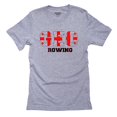 thumbnail image 1 of Georgia Rowing - Olympic Games - Rio - Flag Men's Grey T-Shirt, 1 of 2