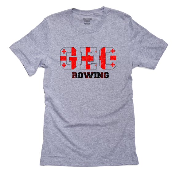 Georgia Rowing - Olympic Games - Rio - Flag Men's Grey T-Shirt