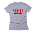 thumbnail image 1 of Georgia Shooting - Olympic Games - Rio - Flag Women's Cotton Grey T-Shirt, 1 of 2