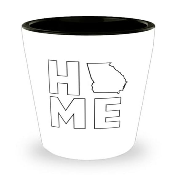 Georgia Shot Glass - 1.5oz Mini Glassware, Perfect Atlanta Souvenir, Home State Collectible, Ideal Gift for Drink Enthusiasts