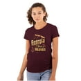 thumbnail image 1 of Georgia Slice of Heaven GA Pecan Pie Womens Slim Fit Graphic Tee Brisco Brands S, 1 of 2