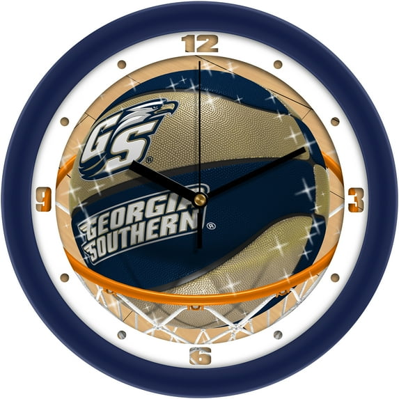 Georgia Southern Eagles 11.5" Suntime Slam Dunk Wall Clock