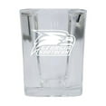thumbnail image 1 of Georgia Southern Eagles 2 oz Square Shot Glass Laser Etched Logo Design - Pack of 2, 1 of 1