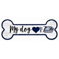 thumbnail image 1 of Georgia Southern Eagles 6" x 12" Team Dog Bone Sign, 1 of 1