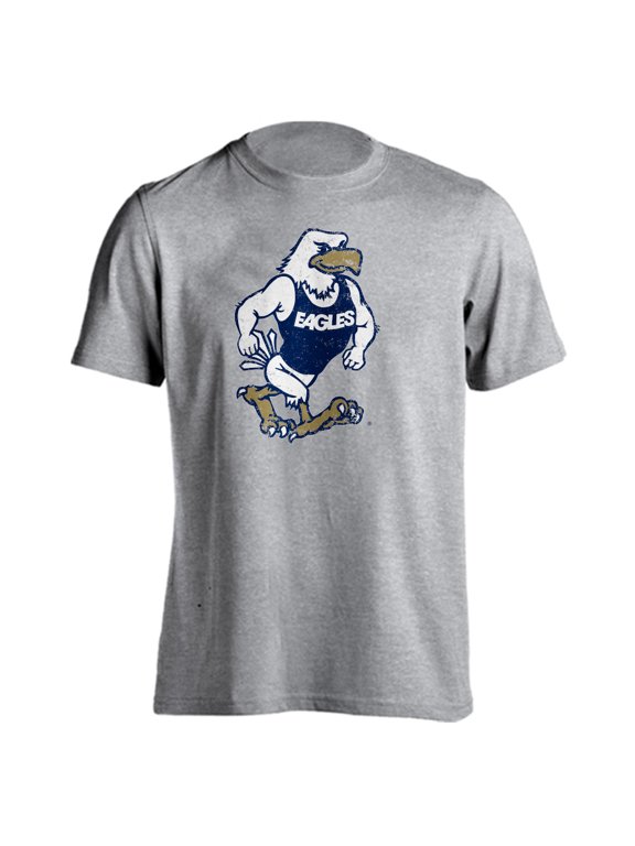 Georgia Southern Eagles GSU Strutting Eagle Distressed Short Sleeve T-Shirt (Athletic Heather, XL)