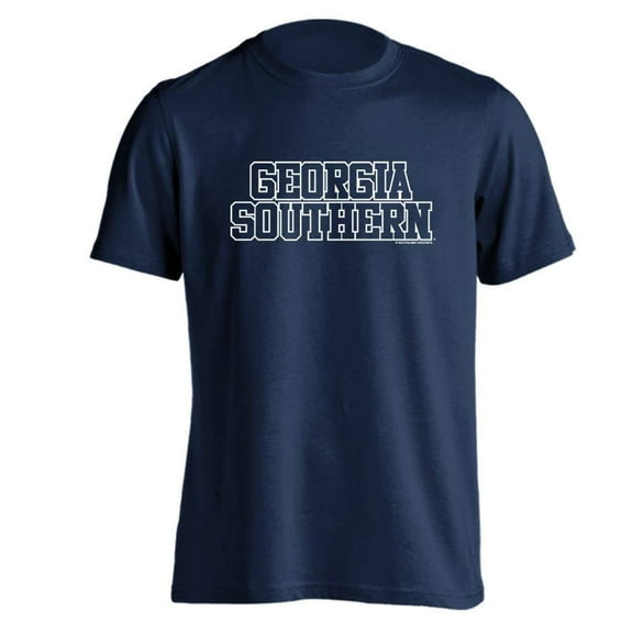 Georgia Southern Eagles Stacked Block Workmark Logo Short Sleeve T-Shirt