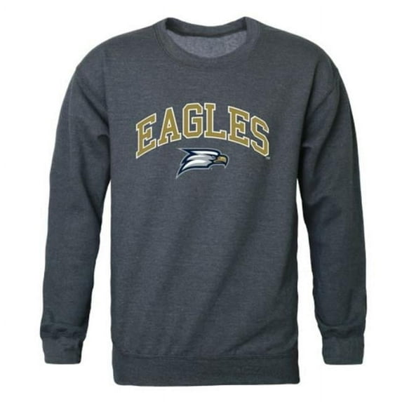 Georgia Southern University Eagles Campus Crewneck Sweatshirt, Heather Charcoal - 2XL