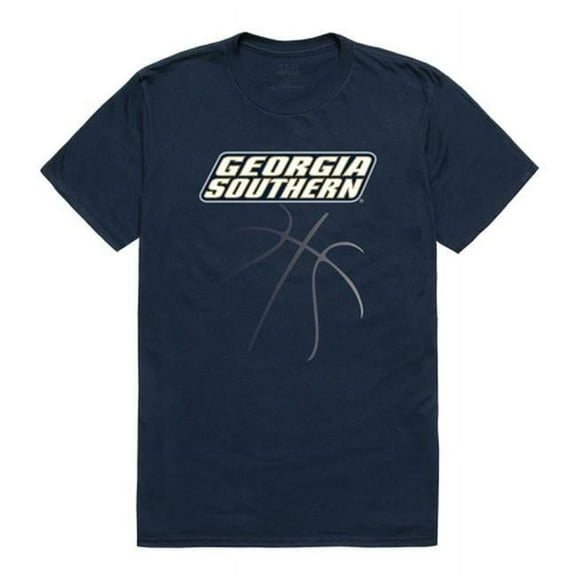 Georgia Southern University Eagles College Basketball T-Shirt, Navy - 2XL