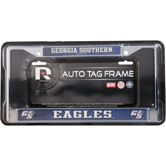 Georgia Southern University Eagles License Plate Frame Carded Pack