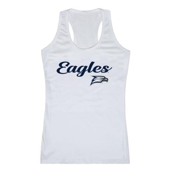 Georgia Southern University Eagles Script Tank Top, White - Large