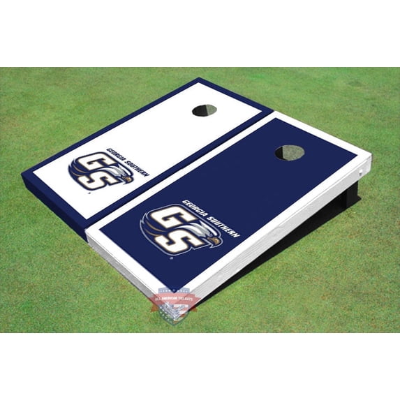 Georgia Southern University "GS" Alternating Border Cornhole Boards