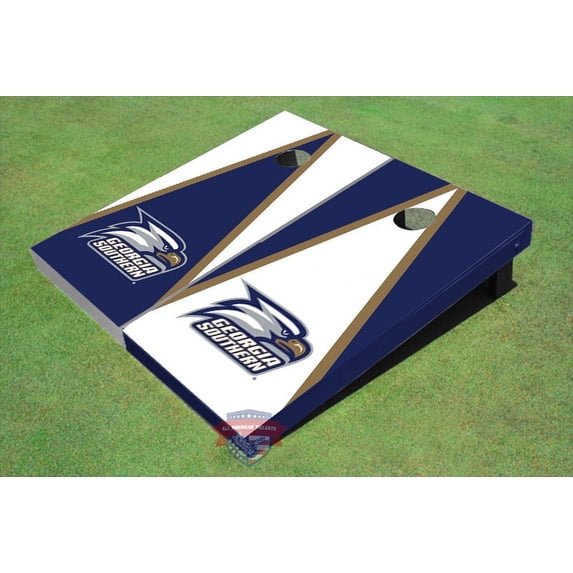 Georgia Southern University Head Logo Alternating Triangle Cornhole Boards