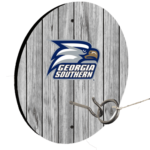 Georgia Southern University White Ring Toss Lawn Game