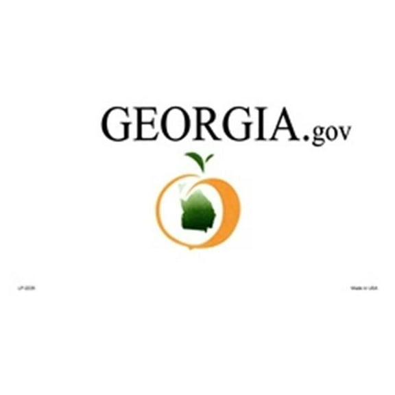Georgia State Background Blanks Flat- Automotive License Plates Blanks for Customizing