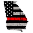 thumbnail image 1 of Georgia State (C11) Thin Red Line Vinyl Decal Sticker Car/Truck Laptop/Netbook Window, 1 of 1