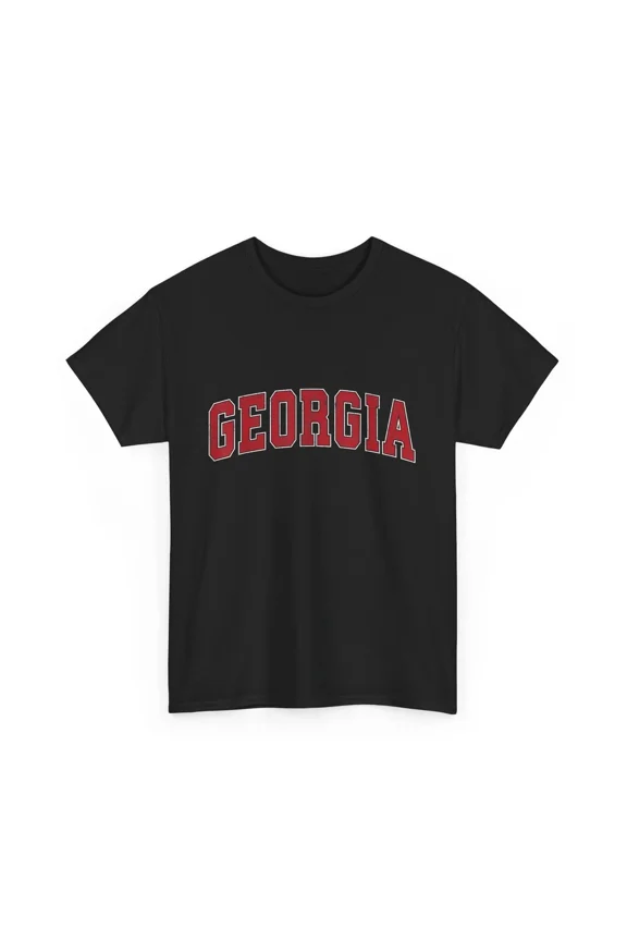 Georgia State Pride Collegiate Style Vintage Varsity Typography Unisex T-Shirt, S-5XL