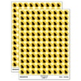thumbnail image 1 of Georgia State Silhouette 200+ Round Stickers - Yellow - Matte Finish - 0.50" Size, 1 of 3